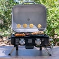 thumbnail image 5 of Kenmore 2-Burner Portable Tabletop Retro Gas Grill, Black, 5 of 17