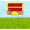 thumbnail image 1 of Chicken Tenders (18" x 24") Yard Sign, Includes Metal Step Stake, 1 of 6