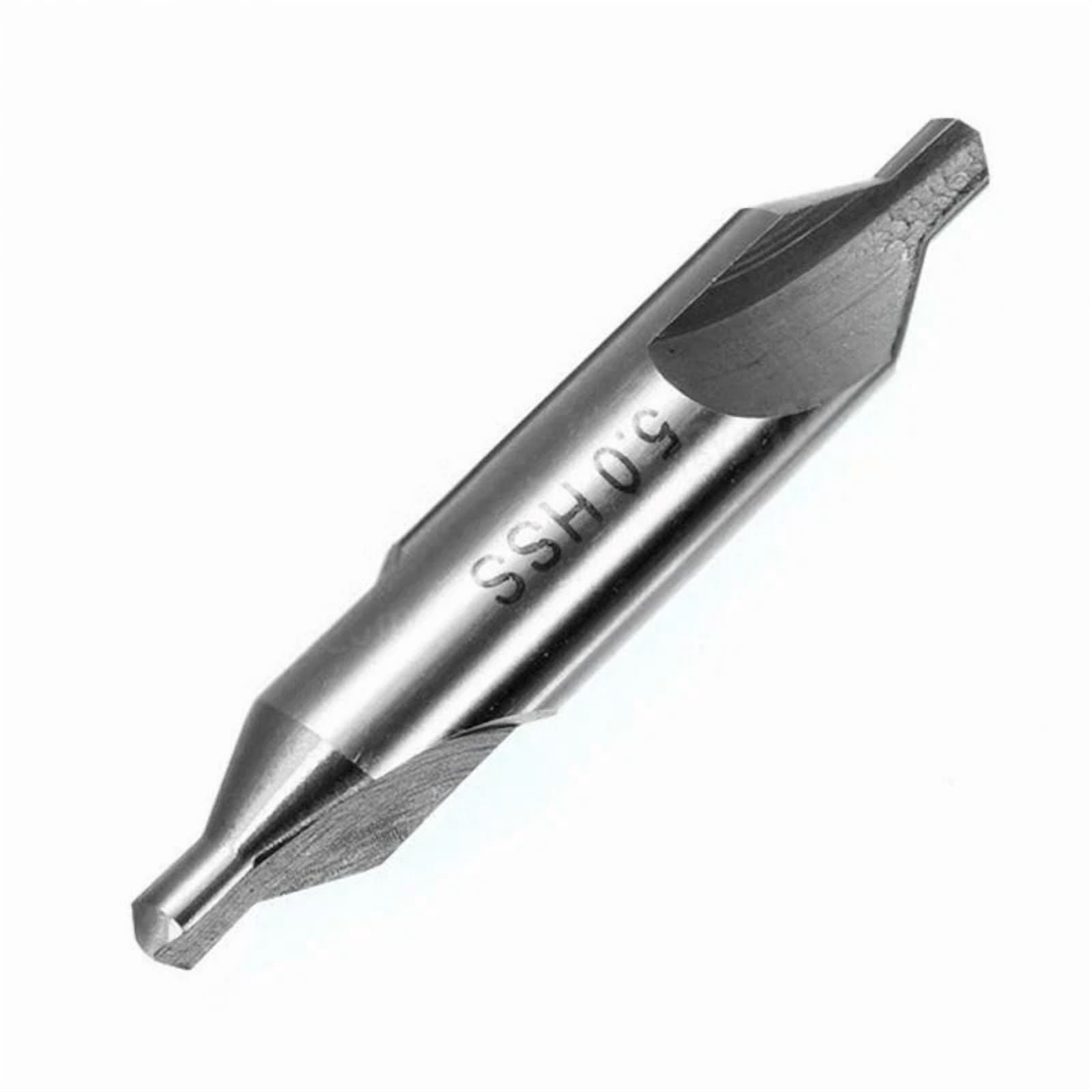 CIRCLE- 6Pcs Center Drill Hss Center Drill Bits Set Combined Kit 60° 5/3/2.5/2/1.5/1Mm