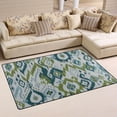 thumbnail image 2 of Aztec Ikat Pattern Area Rugs Colorful Large Non-Slip Floor Mat Decorative Carpets Doormat for Kitchen Living Dining Dorm Playing Room Bedroom 60 x 39inch, 2 of 7