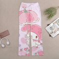 thumbnail image 5 of Kuromi And My Melody Women's Wide Leg Yoga Pant Comfy Loose Sweatpants High Waist Lounge Casual Athletic Pant Workout Joggers Pant, 5 of 7