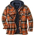 thumbnail image 1 of Lined Shacket Jacket For Men,flannel Hoodie Quilted Mens Shackets Long Cute Fall Shirts Plus Size Plaid Jacket, 1 of 4