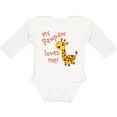 thumbnail image 3 of Inktastic My Pawpaw Loves me- cute giraffe Boys or Girls Long Sleeve Baby Bodysuit, 3 of 5