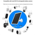 thumbnail image 2 of Cargador de Panel Solar de 10W 5V para Cámaras de Seguridad Exteriores, Cámaras con Batería Recargable, IP65 A Prueba de Agua, Micro-USB, 2 of 6