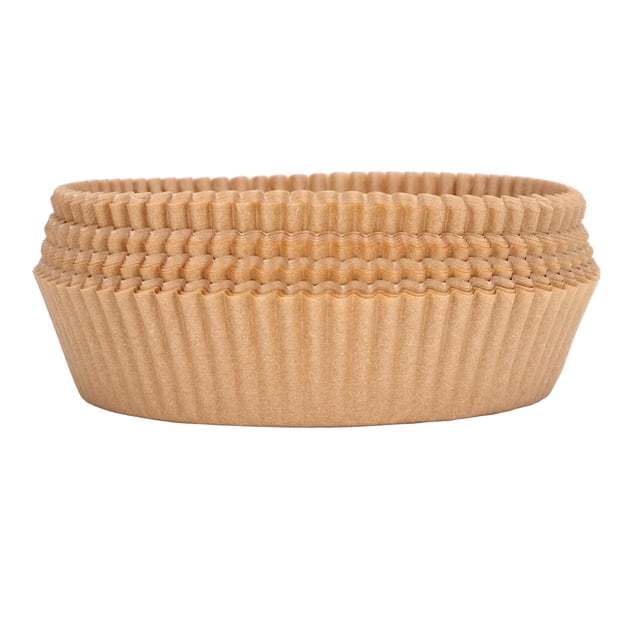 Lot de 100 doublures rondes en papier jetables pour friteuse et anti-adhésive