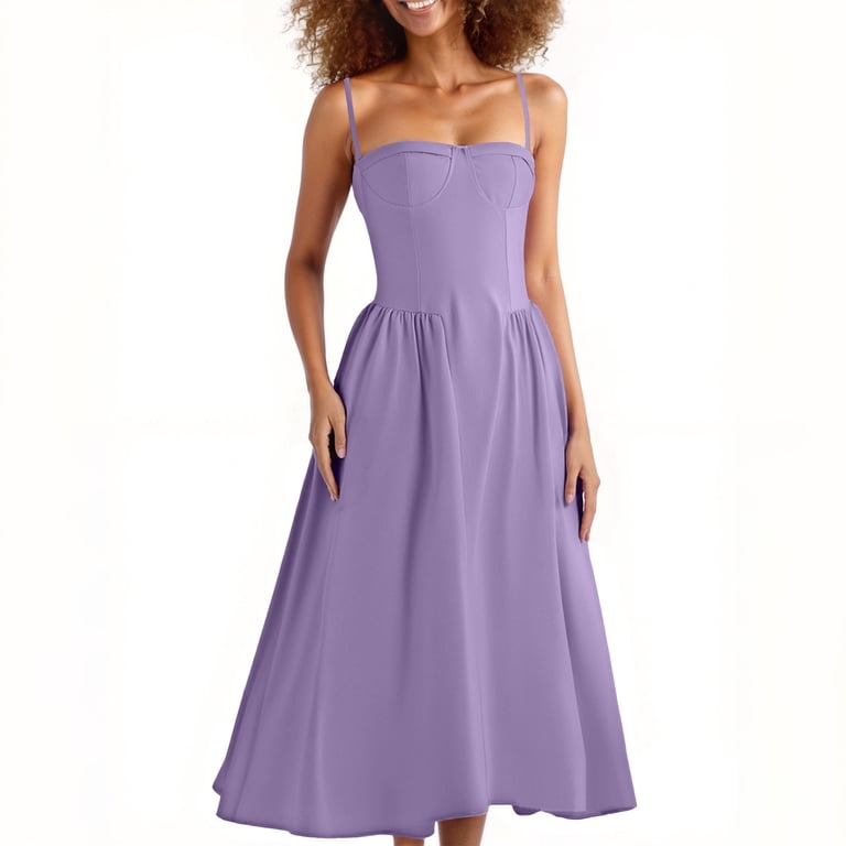 open lace back dress Lavender Silk Slip Dress for Women Open Back Drawstring Sexy Flowy Dre –  shinydress main image 0