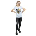 thumbnail image 4 of Harry Potter Womens Hufflepuff Crest Flat Cotton T-Shirt, 4 of 5