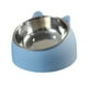 thumbnail image 5 of Comedero para mascotas, comedero elevado de agua y comida, de acero inoxidable, inclinado y elevado, para beber sin... Azul, 5 of 9