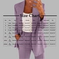 thumbnail image 4 of BODOAO Pantsuits for Women Two Piece Blazer and Pants Set, Dressy Business Casual Professional Suit Outfit for Work Office Meetings Interviews and Formal Events Purple XL, 4 of 6
