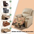 thumbnail image 6 of DISNIMO Mandala Flower Print Armchair Slipcover Armless Boho Sofa Covers Pet Friendly Recliner Cover, 6 of 7