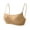 Khaki, variant on Zpanxa Wireless Bras for Women Push-up Breathable Thin Strap Seamless Bras Yellow 32AB