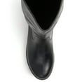 thumbnail image 5 of Journee Womens Tori Wide Calf Stacked Heel Riding Boots, 5 of 10