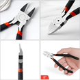 thumbnail image 6 of EXLEAF 6 Inches Wire Cutters Heavy Duty Snips Flush Cut Side Cutters Pliers Metal Cutting Tool for Crafting,Floral,Artificial Flowers,Chicken Wire,Electrical,1 Pack, 6 of 6