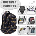 thumbnail image 5 of KUIFORTI Navy Truck Kids Bookbag Lightweight School Backpack with Adjustable Padded Straps for Elementary Boys Daily Use School Supplies, 5 of 7