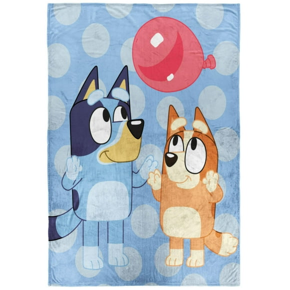 Bluey 'Floating Balloons Fleece Blanket, 62" x 90"