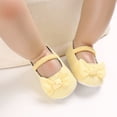 thumbnail image 3 of Yoyauz Baby Girl Mary Jane Shoes Anti Slip Rubber Sole Ballet Slippers Princess Dress Wedding Shoes Newborn Kids Shoes Toddler Shoes（0-12 Month）, 3 of 6