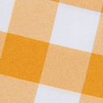 thumbnail image 3 of LA Linen TCcheck60x84-DrkYellowK47 Checkered Rectangular Tablecloth, White & Dark yellow - 60 x 84 in., 3 of 6