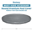 thumbnail image 2 of Bestway Round Premium Pool Cover for 16' Above Ground Pools, 2 of 10