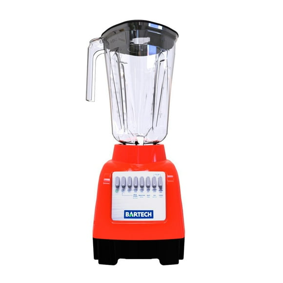 Licuadora Bartech B1 Potencia 550 Watts 10 Velocidades Vaso de Plástico Capacidad 2L BARTECH  BT-55-PL-B1-R