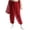 Burgundy, variant on Kids Girls Split Chiffon Overlay Indian Belly Dance Harem Pants Practice Sports Yoga Performance Trousers Burgundy 12