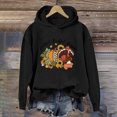 thumbnail image 3 of Thanksgiving Women's Printed Casual Hoodie With Pocket And Adjustable Drawstring, 3 of 3