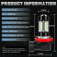 thumbnail image 3 of 4X LED Headlight Bulbs High Low Beam Fog Light 6000K For Ford Flex 2009-2019, 3 of 22