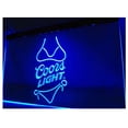 thumbnail image 1 of Coors Light Beer Bikini Bar Pub LED Neon Sign Man Cave A119-B, 1 of 3