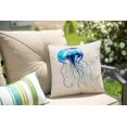 thumbnail image 3 of Decorative Pillow Cover 18 x 18, Jellyfish Watercolor Decor Flower Throw Pillow Covers Linen Cushion Case for Living Room Couch Sofa Patio Outdoor Home Decor, 3 of 5