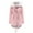 Pink, variant on AOOCHASLIY Women Winter Coat Womens Warm Long Coat Hoodies Collar Jacket Slim Winter Parkas Outwear