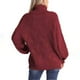 thumbnail image 4 of Suéter de cuello alto de moda para mujer, suéter de manga larga, suéter informal de cuello alto, suéter para mujer, 4 of 7
