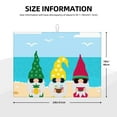 thumbnail image 2 of Sikiie Gnomes On The Beach Dish Drying Mat, Kitchen Counter Mat, Self Drying Mat for Kitchen Counter Dish Drying Pad ,for Dishes, Utensils, Pots and Pans（24" x 18"）, 2 of 7