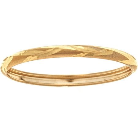 - 10kt Yellow Gold Diamond-Cut Thumb Ring, Size 10