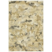 Oriental Weavers Astor Area Rug - 2268Z - 7'10" x 10'10" - in Beige/ Gold - Modern Style, Stain Resistant, Family and Pet Friendly , Dining, Living Room Rug