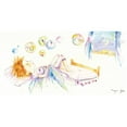 thumbnail image 2 of MARMONT HILL  - 'Bedtime' by Maya Gur Painting Print on Wrapped Canvas - Multi-Color 24 x 12, 2 of 5
