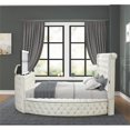 thumbnail image 4 of Maya Modern Style 5 Pc King Bedroom Set made with Wood in Cream, 4 of 18