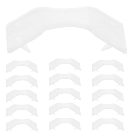 LEORX 50Pcs Portable Wrap Clips White Plastic for Compression Fixing