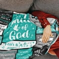 thumbnail image 2 of Christian Gifts for Women Men Blanket, Christian Gift for Kids, Religious Bible Catholic Spiritual Inspirational Baptism Birthday Gift Ideas Blankets, 2 of 7