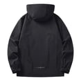 thumbnail image 4 of WTOBBY Men's Outdoor Windbreaker Jacket with Hood, Windproof and Waterproof Workwear Sport Coat for Outdoor Activities and Daily Wear,Black L, 4 of 4