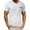 #White, variant on DPTALR Men's Versatile Solid V-Neck Shirt Short Sleeve with Pocket Casual Fashion,Wine, XXL