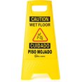 thumbnail image 2 of Simpli-Magic Wet Floor Signs in English and Spanish, Basic Yellow Safety Signs, 3-Pack, 2 of 5
