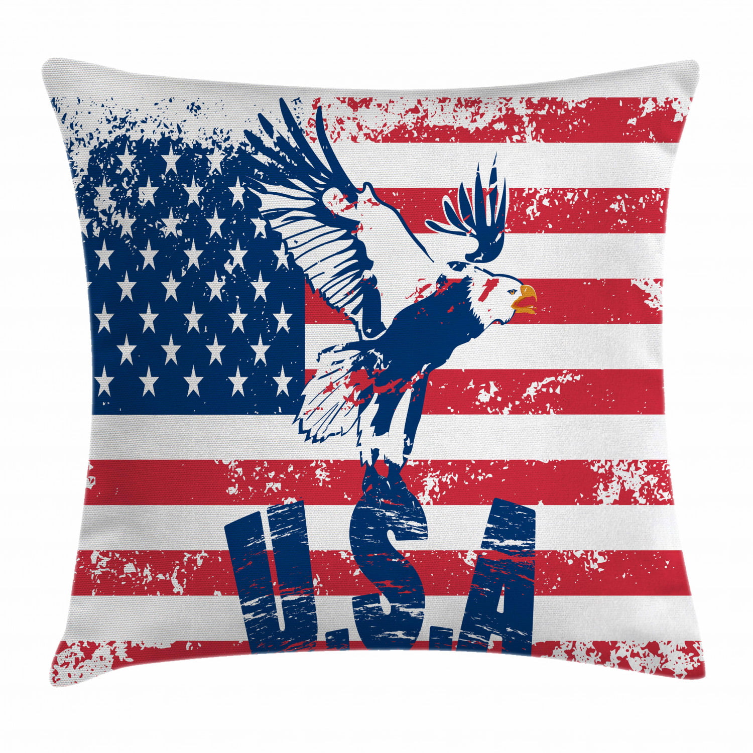 Two Seater Funny Tshirts 4Th of July American Flag Throw Pillow Multicolor 18x18