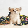 thumbnail image 4 of Yiaed Butterfly Wild Insect Print Dog Blankets-Cat Blanket Washable for Couch Protection,Puppy Blanket, Soft Plush Reversible Throw Furniture Protector-Large, 4 of 8