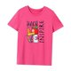 thumbnail image 3 of Camiseta para mujer, trajes de verano, camiseta con cuello redondo para mochilero, viaje deportivo, calle Rosa Rosa, 3 of 7