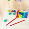 thumbnail image 1 of BRIGHTFUFU 2Pcs Therapeutic Design Rhythm Sticks Wood Dark Red for Beginners, 1 of 8