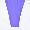 thumbnail image 5 of JSGEK Women's Thin Strap Triangle Bikini Set Adjustable Straps Soft Fabric Beach Pool Casual Wear Purple S, 5 of 6