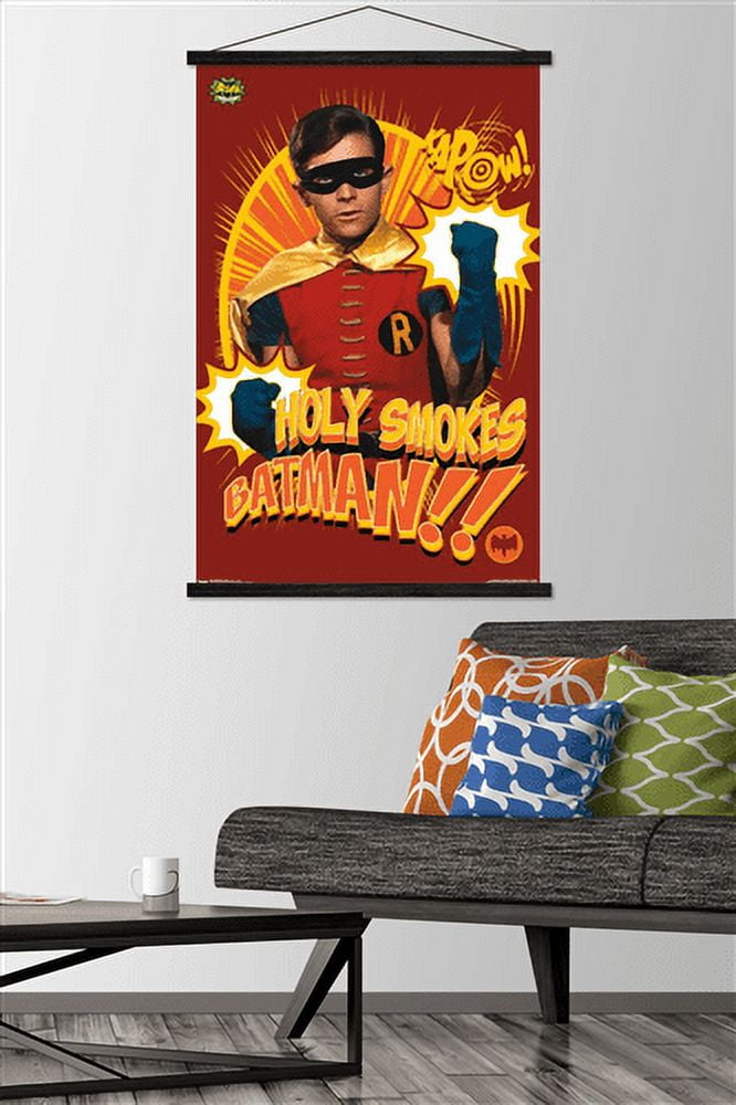 DC Comics TV - Batman TV Series - Robin Wall Poster with Wooden Magnetic Frame, 22.375" x 34"