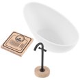 thumbnail image 4 of 1 juego de muebles de casa de muñecas, juego de baño, grifo de bañera de casa de muñecas en miniatura, juego de mini escala, 4 of 7