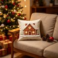 thumbnail image 4 of Fmbmuo Christmas Throw Pillow with Insert, 18x18 Inch Soft Plush Farmhouse Xmas Cushion for Sofa Couch Mantel​ Decor, 4 of 4