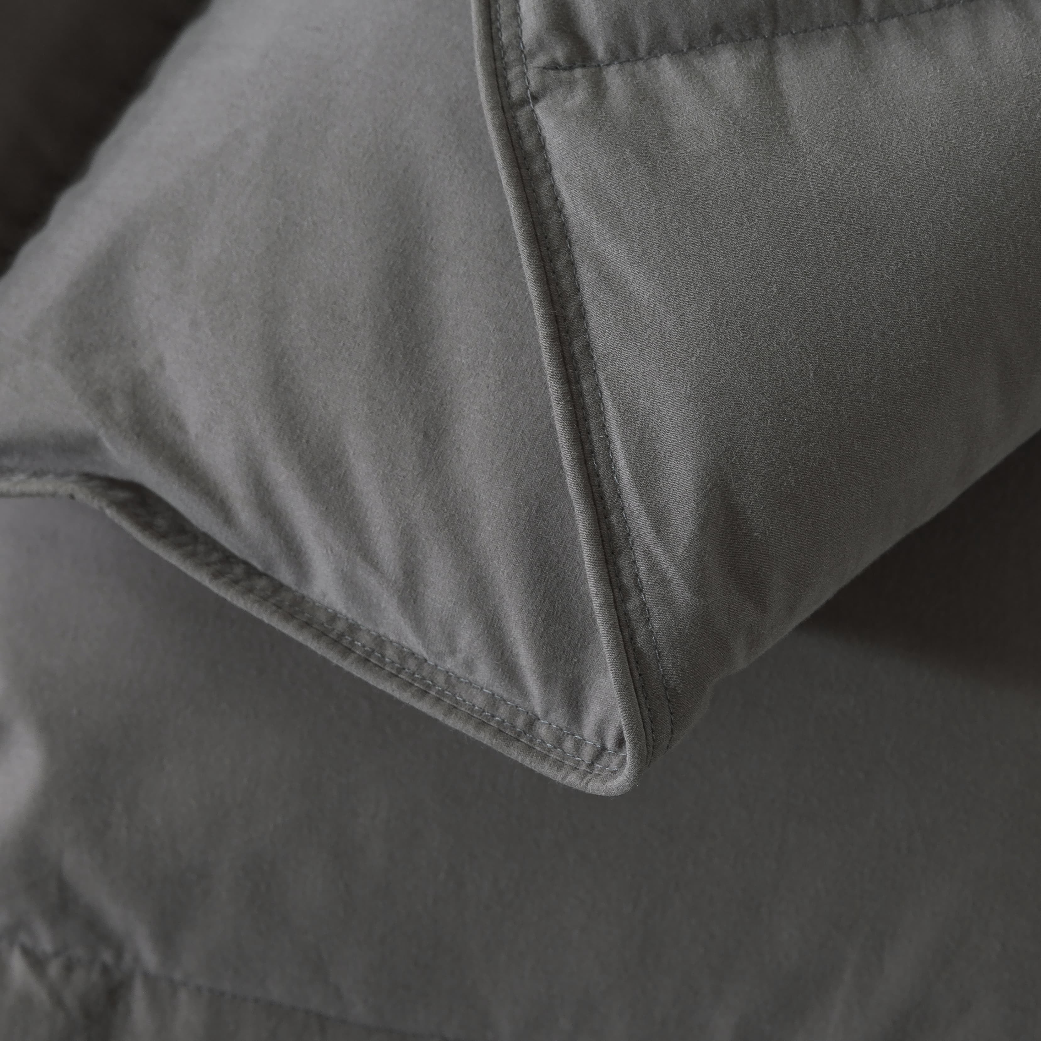 BedTreat Goose Feather Down Comforter King Size, Luxury Hotel Bedding Comforter All Season Duvet Insert, Medium Warmth 100% Cotton Gray Cover with Corner Tabs（106x90 inch）