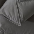 thumbnail image 5 of BedTreat Goose Feather Down Comforter Queen Size, Luxury Hotel Bedding Comforter All Season Duvet Insert, Medium Warmth 100% Cotton Gray Cover with Corner Tabs（90x90 inch）, 5 of 8